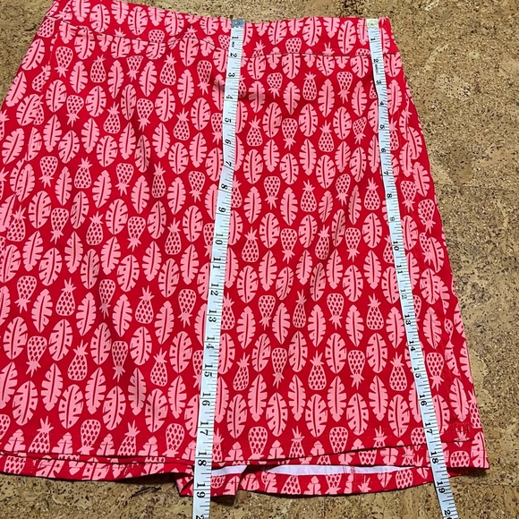 Rip Skirt Hawaii Cover Up Activewear Wrap Skirt In Red & Pink Sz S - Picture 10 of 13